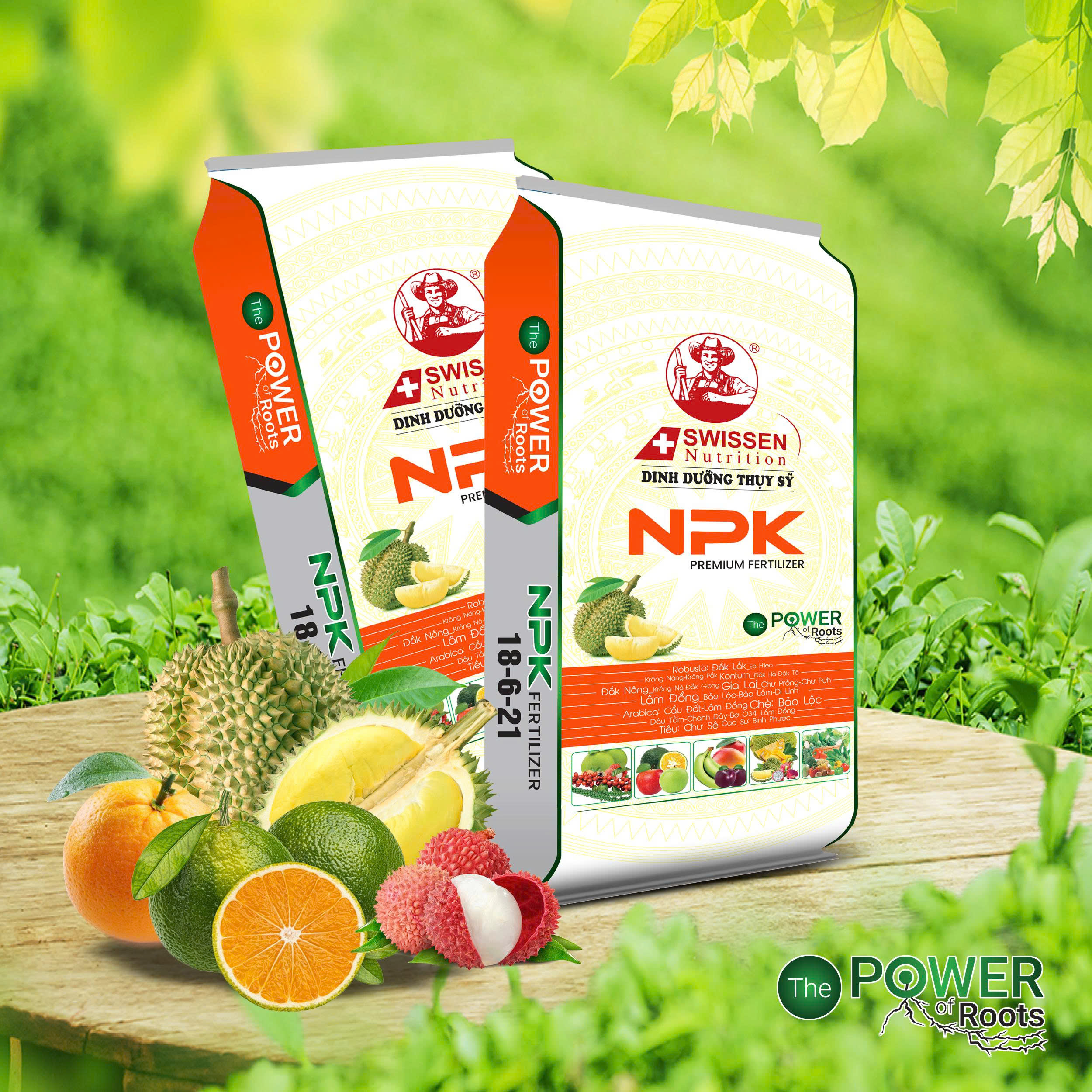 PHÂN BÓN NPK THUỴ SỸ 18 - 6 - 21