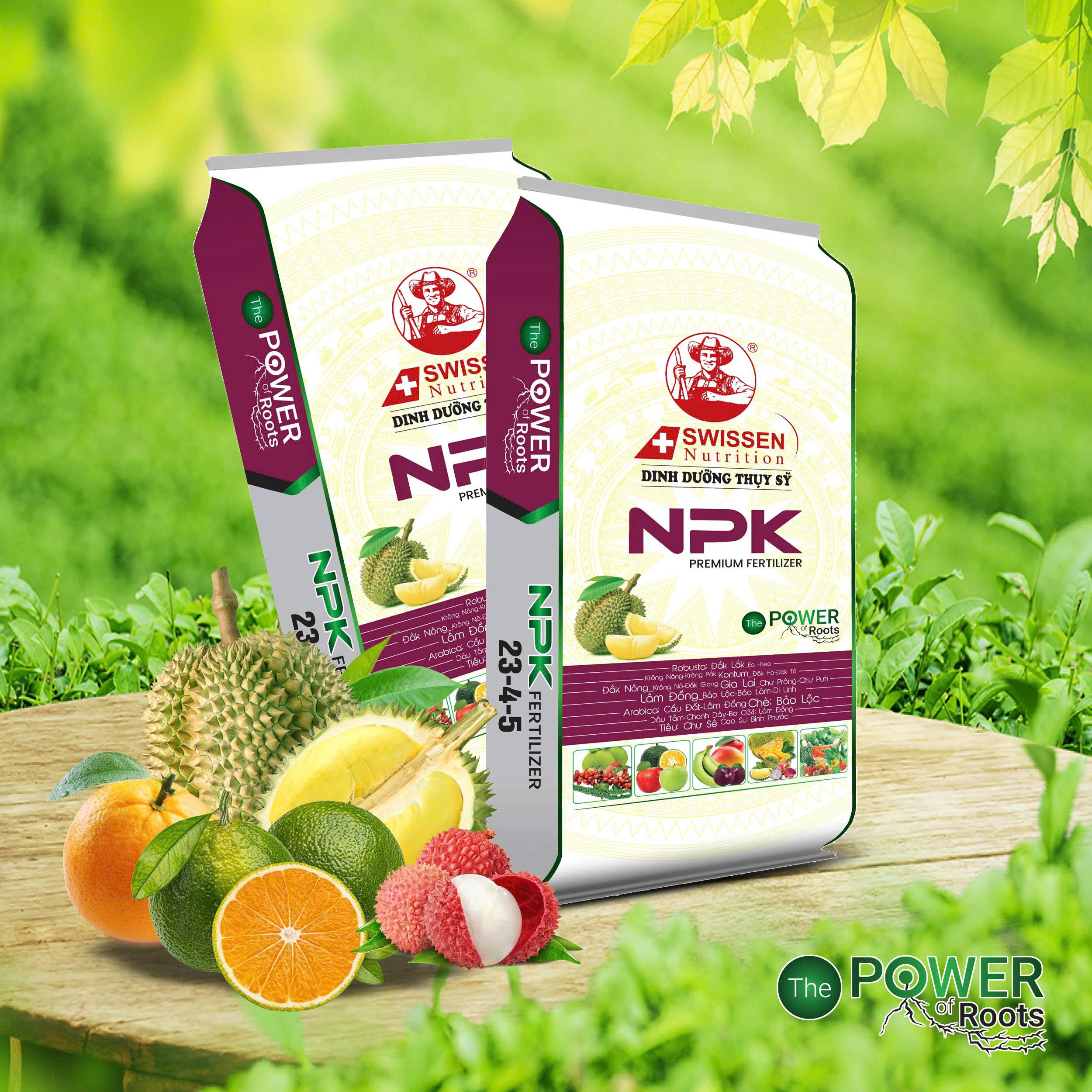 PHÂN BÓN NPK THUỴ SỸ 23-4-5+TE