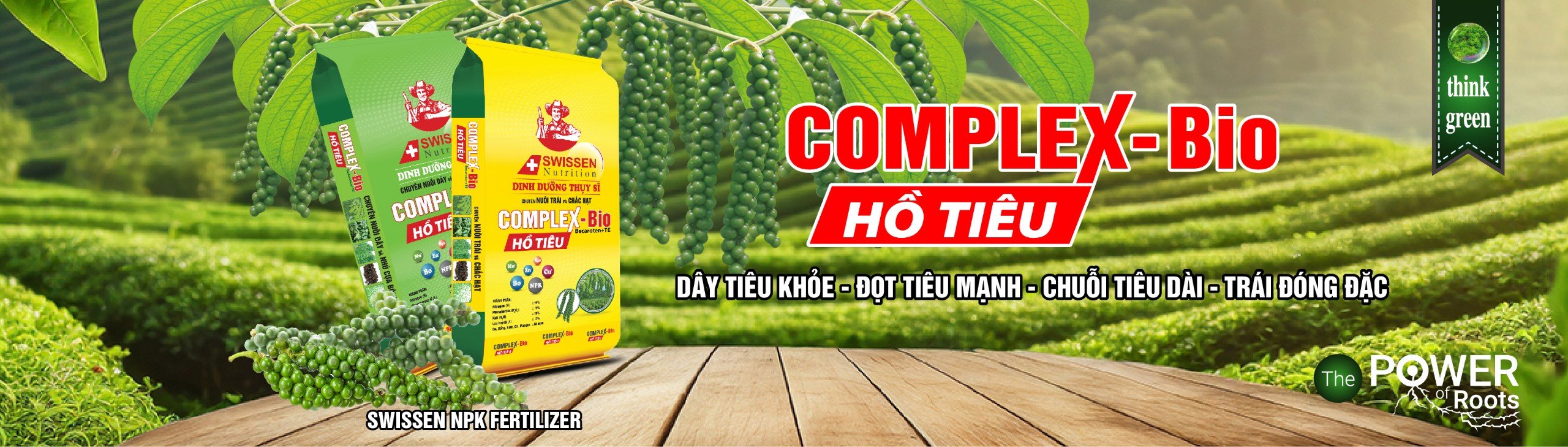 PHÂN BÓN NPK THUỴ SỸ HỒ TIÊU NUÔI DÂY - LÀM BÔNG