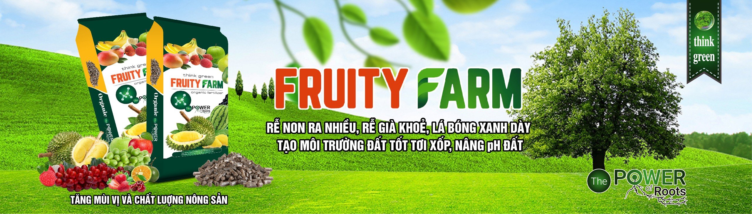 PHÂN BÓN HỮU CƠ NỞ FRUITY FARM THUỴ SỸ